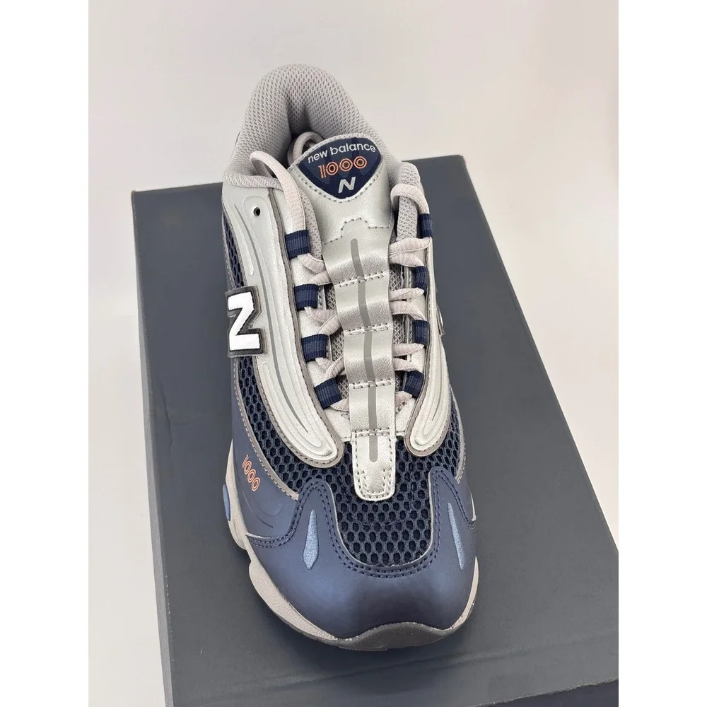 New Balance 1000 Kids Size 5 Blue Grey Silver GC1000PK New Retro Y2K Sneakers